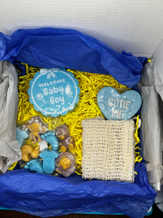 Welcome Baby Boy Gift Set