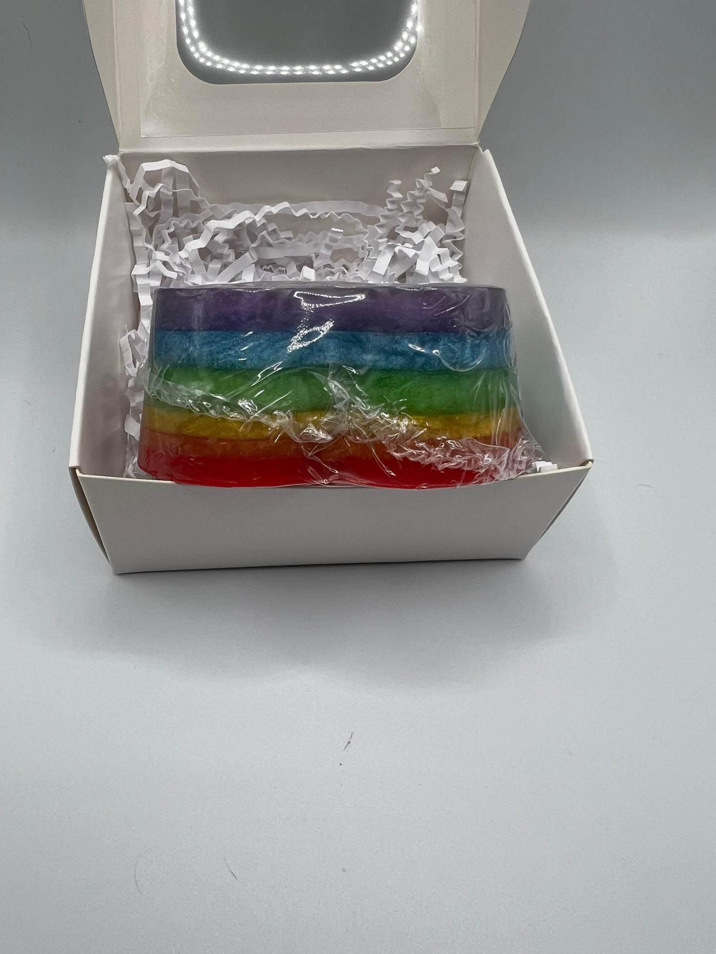 My Heart Rainbow Stack Handcrafted Soap